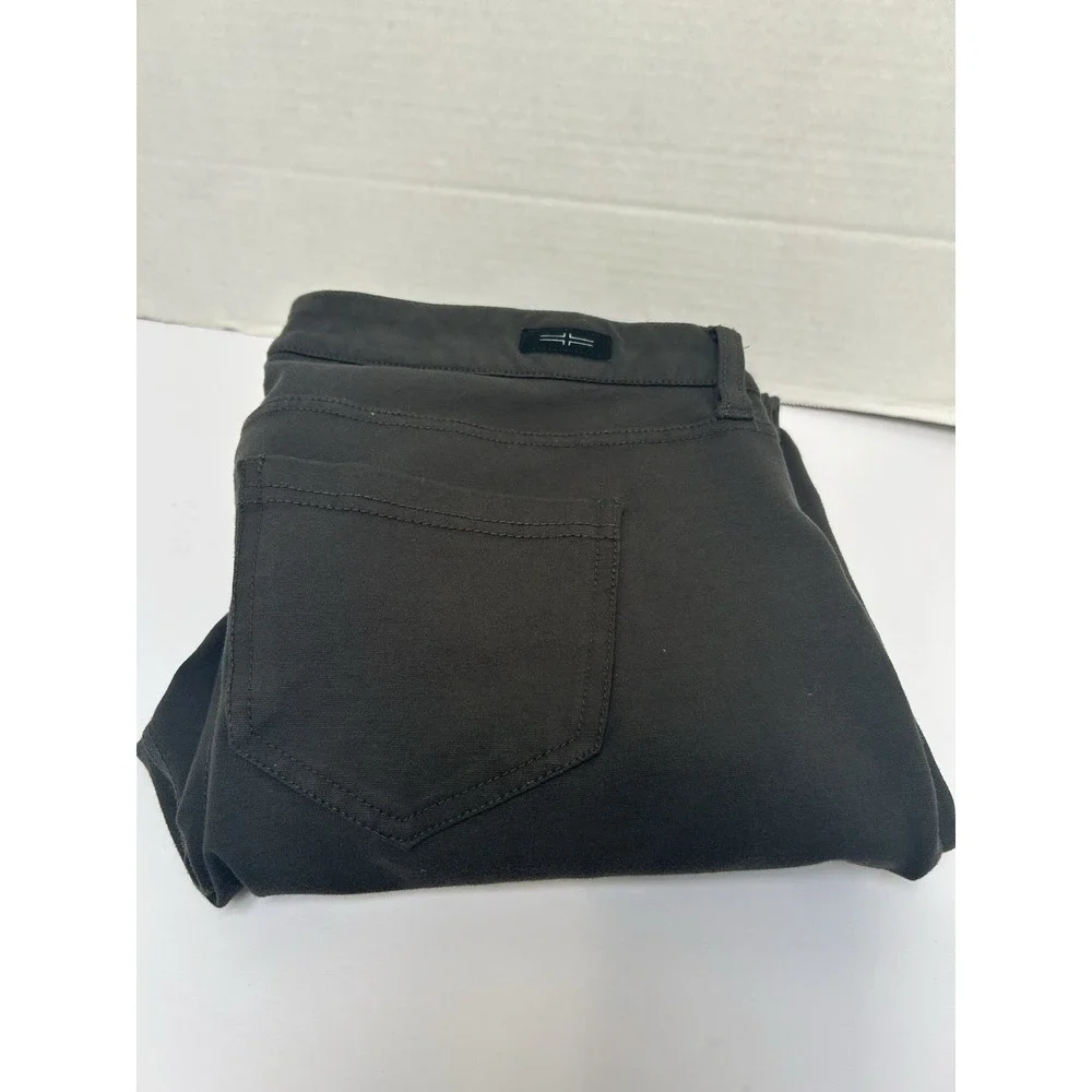 Liverpool Los Angeles Peat Green Skinny Stretch Pant Sz 12/31 Style #XM2015LBBV1